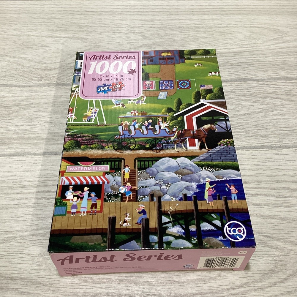 TCG SURELOX 1000 Pieces 21" x 19" Artist Series At the Bridge‎ *Factory Sealed*